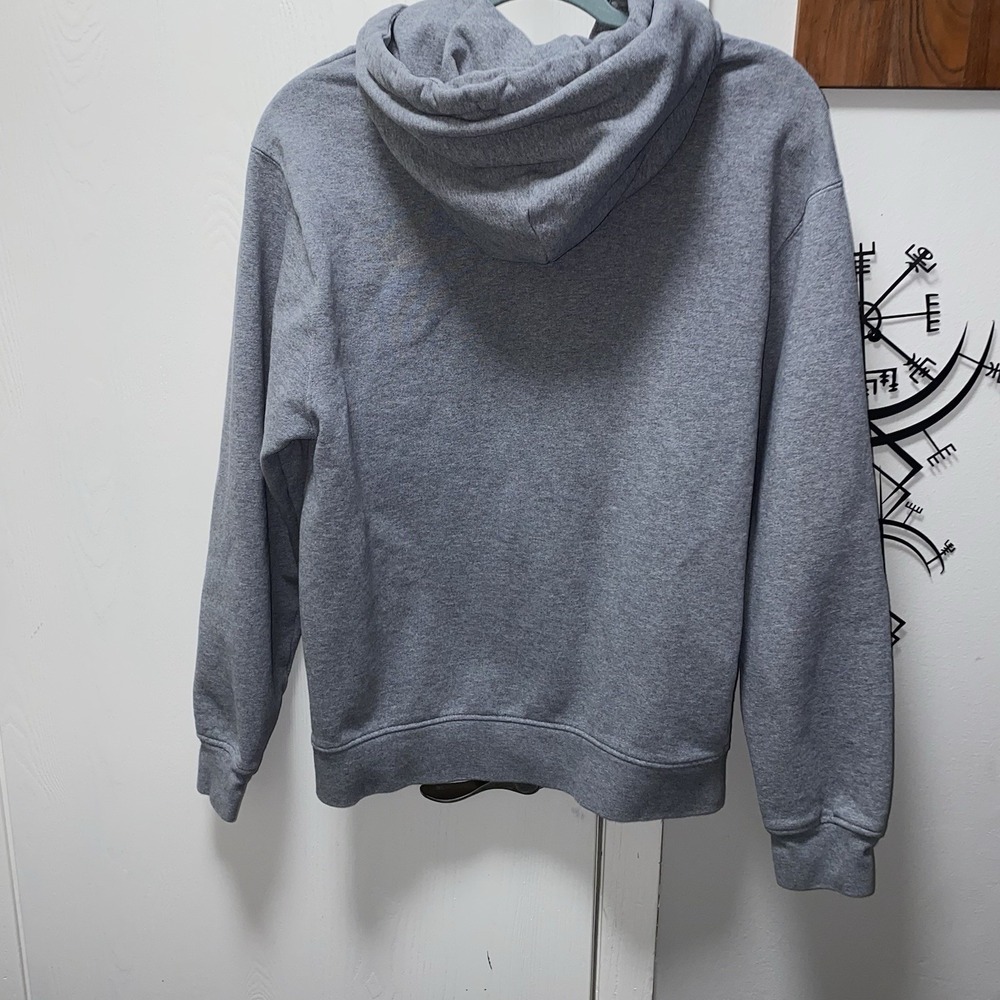 Nike Air Jordan Flight Fleece Pull Over Hoodie Gray Small - Picture 8 of 11